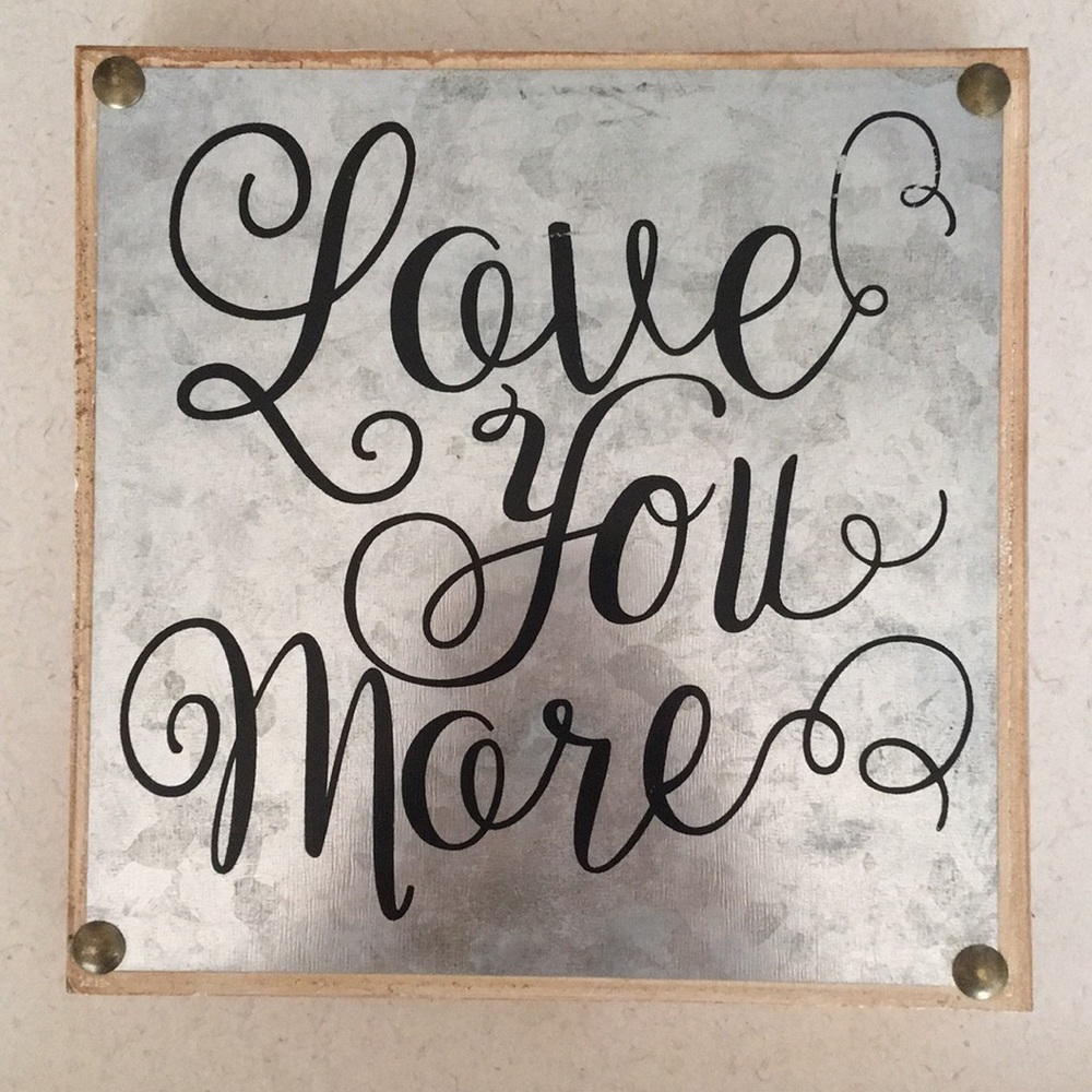 Love You More, Dorm Wall Decor